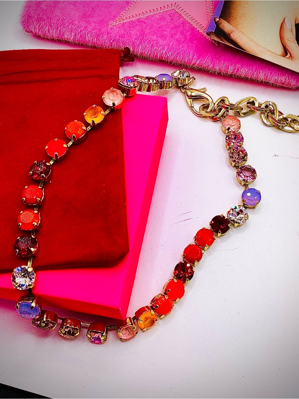 TOVA Oakland Necklace In REF ROSIES NWT - Picture 13 of 14